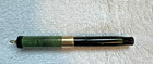 Vintage C 1927 Parker Lady Duofold Jade Green Ring Top Fountain Pen W  Box