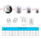 Ceramic High-temp Wire Connectors   Screw Cap Nuts For Small 30pack  White