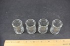 4 Vintage 3 4oz  Glass Creamer Cups