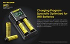 Nitecore Intelligent Usb Superb Battery Charger  Dual-slot  Black  Black