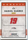 2018 Donruss Racing Nascar Retro Relics 1985 Race Used Firesuit Daniel Suarez