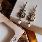 Earrings For Women Beetle Bug Scarab Vintage Whimsical Jewelry Drop Dangle Gift