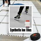 Skate-able Synthetic Ice Tiles - Safe For Skates  Expandable Hockey Traini   
