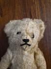 Antique 8  Mohair Wire Jointed Arms   Legs With Shoe Button Eyes Teddy Bear