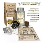 Orange Hat Micro Tomato Grow Kit Mason Jar Hydroponic Indoor Planter