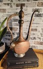 Antique Qajar Islamic Middle Eastern Copper  Brass  Pitcher  Water Ewer Etched