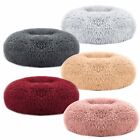 Calming Bed Pet Dog Cat Round Nest Warm Soft Fleece Sleeping Bed Comfy Cushion