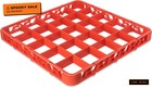 Opticlean 25 Compartment Divided Glass Rack Extender For Commercial Dishwashers
