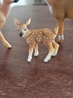 Schleich Buck Doe Fawn Whitetail Deer Family Figures