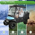 4 Passenger Golf Cart Enclosure For Club Car Precedent With Security Side Mirror