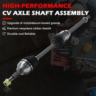 2 Front Cv Axle Shaft Assemblies Surtrack Set For Nissan Altima Rogue Fwd W  A t