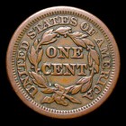 1853 Braided Hair Large Cent Penny ---- Nice Coin ----   562d