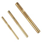 3pcs Brass Drift Punch Set 3 4 1 2 3 8 Inch For Auto Repair And Woodworking