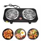    2000w Electric Camping Double Burner Hot Plate Portable Heating Cooking Stove