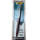 Vtg 1994 Bic Citation Retractable Pen Nos Black Ink Med Point Burgundy chrome