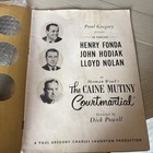 The Caine Mutiny Courtmartial Play Program  1950s  Fonda  Hodiak   Nolan
