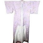 Japanese Silk Blend Kimono Vintage Fully Lined Kimon Yukata 60   