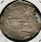 Bolivia Philip Iii  1605-1621  4 Reales Silver Cob Coin