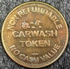 Jackson Street Car Wash  1 00 Since 1969 - Carwash Token 25mm  c1700 