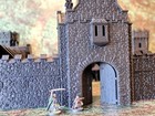 Greendale Castle Fortress Set 28mm Renaissance Terrain D d Warhammer Mordheim