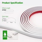 10 Ft Peel And Stick Trim  Molding Trim For Walls  Edges  Borders  Backsplash   