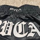 Rvca Muay Thai  Boxing Black Shorts Mens Size L New With Tags