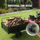 Dump Trailer Tow Behind Dump Cart 750 Lbs 15 Cu  Ft  Steel Construction