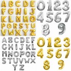 16  40  Silver Gold Rose Gold Letter Foil Balloon Wedding Party Supplies Decor