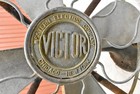 Antique 1906 Western Electric 107988 Victor 12  Tank Motor Fan Brass Blades Rare