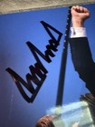 President Donald J  Trump Signed 11x17 Poster  With Dual Coas The Fist Pump