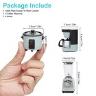 Miniature Dollhouse 1 12 Kitchen Accessories Rice Cooker  Coffee Machine  Juicer