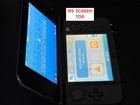 Ips Nintendo New 3ds Xl Metallic Black Console Ips Screen Top D2724