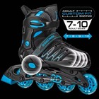      roller Derby Adult Inline Skates Custom Fit Sizing   7-10 Black   Blue Ta500am