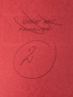 Vincent Price Estate Red Folder With Vincent   s Handwriting  20g