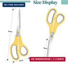 6 Pack Sewing Scissors     8  Heavy Duty Stainless Steel Craft Shears