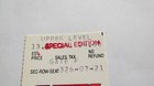 1984 Kansas City Chiefs Ticket Stub Game 3