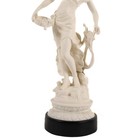 Pair Of French Spelter Muse Statue Table Lamps After Moreau
