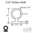 Hollow Bulb Weatherstrip For Windows Black Rubber Weather Seal For Windows