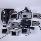Digital Cameras Canon Sony Fujifilm Jvc Camcorder Lot Of 10