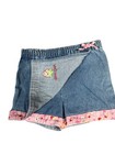 Strawberry Shortcake Vintage Y2k 90   s Infant Denim Skort Size 2t