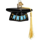 Old World Christmas Blown Glass Ornament For Christmas Tree  Graduation Cap