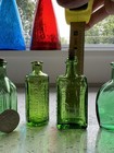 Vintage Glass Miniature Wheaton Bottles Lot Of 6