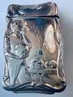 Bowler 300 Game Sterling Art Nouveau Vista Case Match Safe Gorgeous Excellent