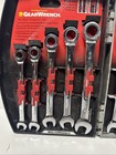 Gearwrench Ratcheting Combination Wrench Set Of 10 Sae   Metric W  Case  44000