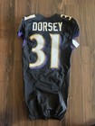 Baltimore Ravens 2014 Dorsey Game Worn used Jersey Black Alternate Rare Size 36