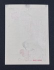 Sozan    blue Bird And Autumn Leaves    Miniature Japanese Woodblock Print C  1930s