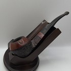 Savinelli 623 Rusticated Tobacco Smoking Pipe W  Savinelli Drawstring Pouch