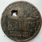 1835 Millions For Defence Not One Cent Hard Times Token Holed