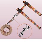 Cat Harness And Leash Set Geometric Pattern Escape Proof New Free Shipping