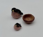 Vintage Hagen-renaker Robin  Baby    Nest